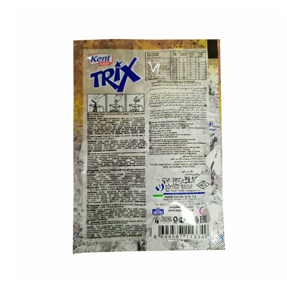 Caja de refresco en polvo sabor mango Trix (24 x 9 g) - Miniatura 3