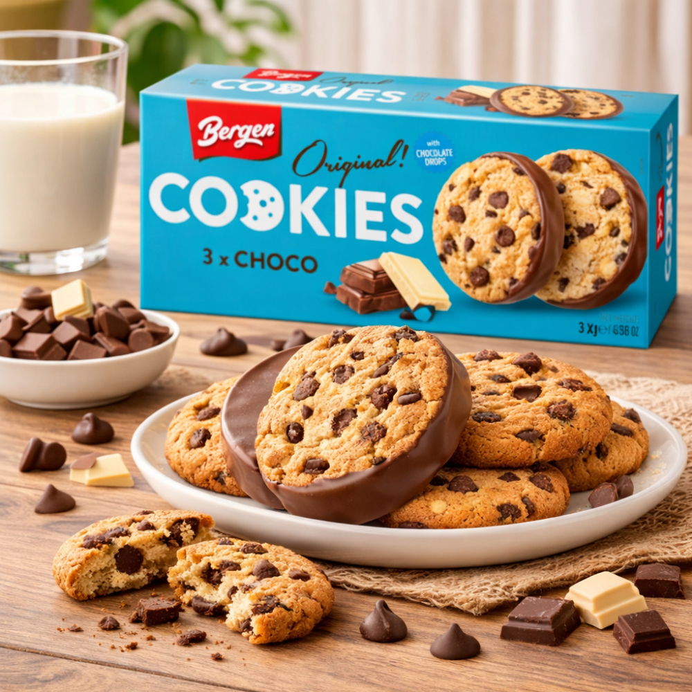 Galletas con triple chocolate Bergen (130 g / 4.58 oz) - Miniatura 4