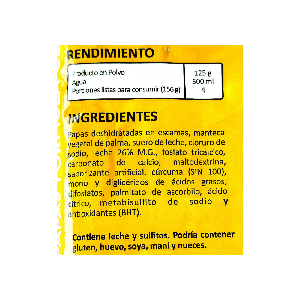 Pure de papas Fórmula Completa Macro Food (125 g / 4.4 oz) - Miniatura 2