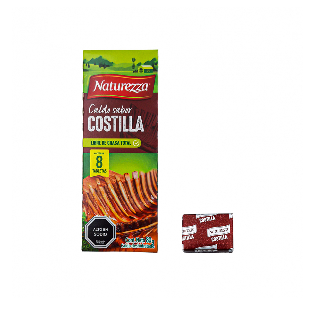 Caldo Sabor Costilla Naturezza (80 g) - Miniatura 3
