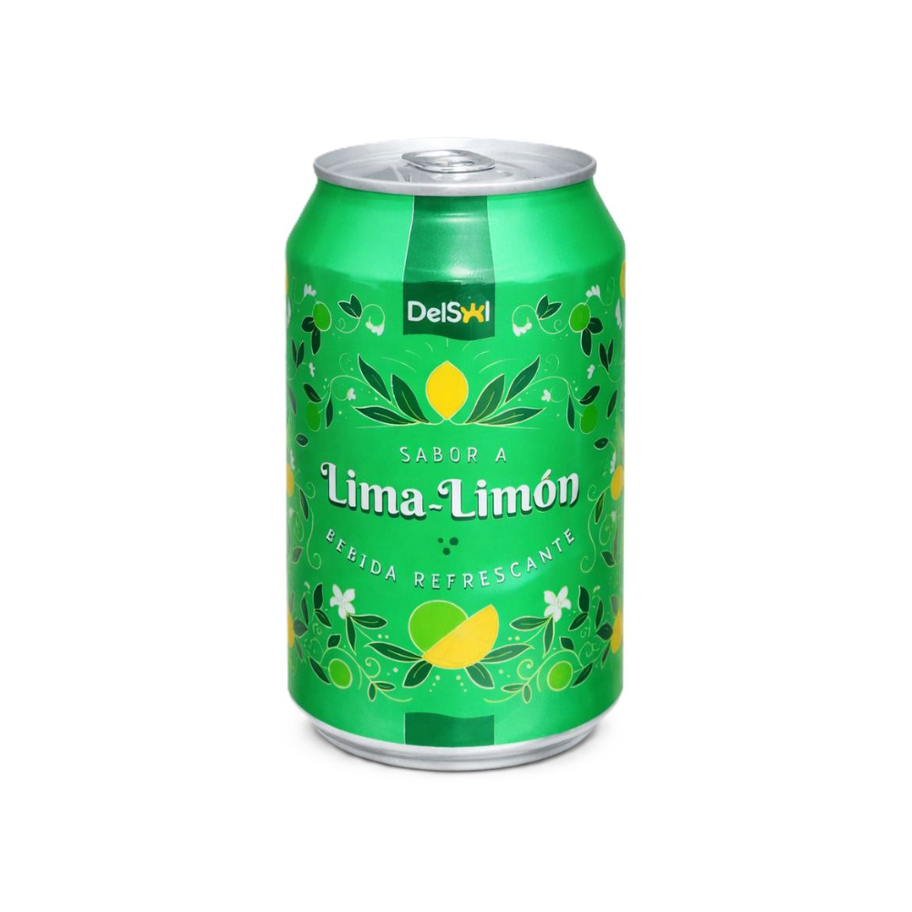 Bebida refrescante sabor a lima-limón Del Sol (24 x 330 ml) - Miniatura 2