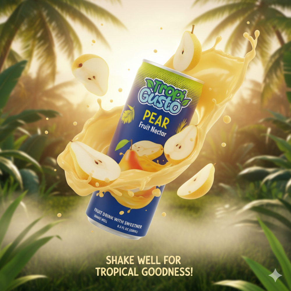 Néctar de fruta sabor pera Tropi Gusto (12 x 250 ml) - Miniatura 4