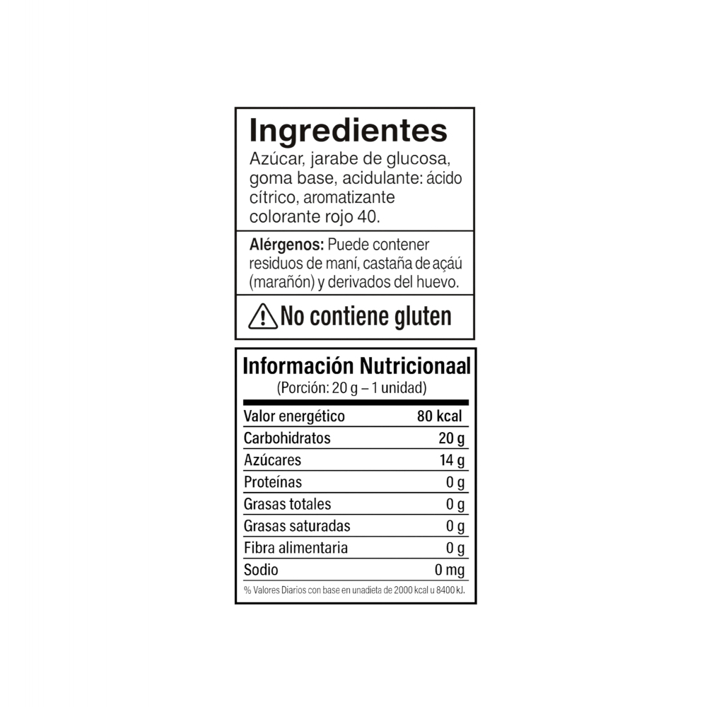 Chupa chupas rellenos sabor a tutti frutti Good Smile Pietrobon (480 g / 1.06 lb) - Miniatura 4