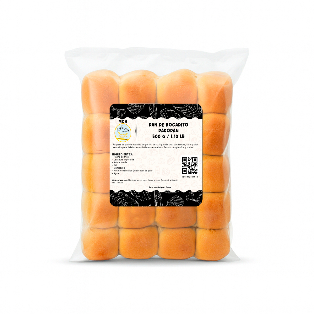 PakoPan No.5: Palitroques mantequilla + Pan de bocadito + Galletas ajo - Miniatura 2