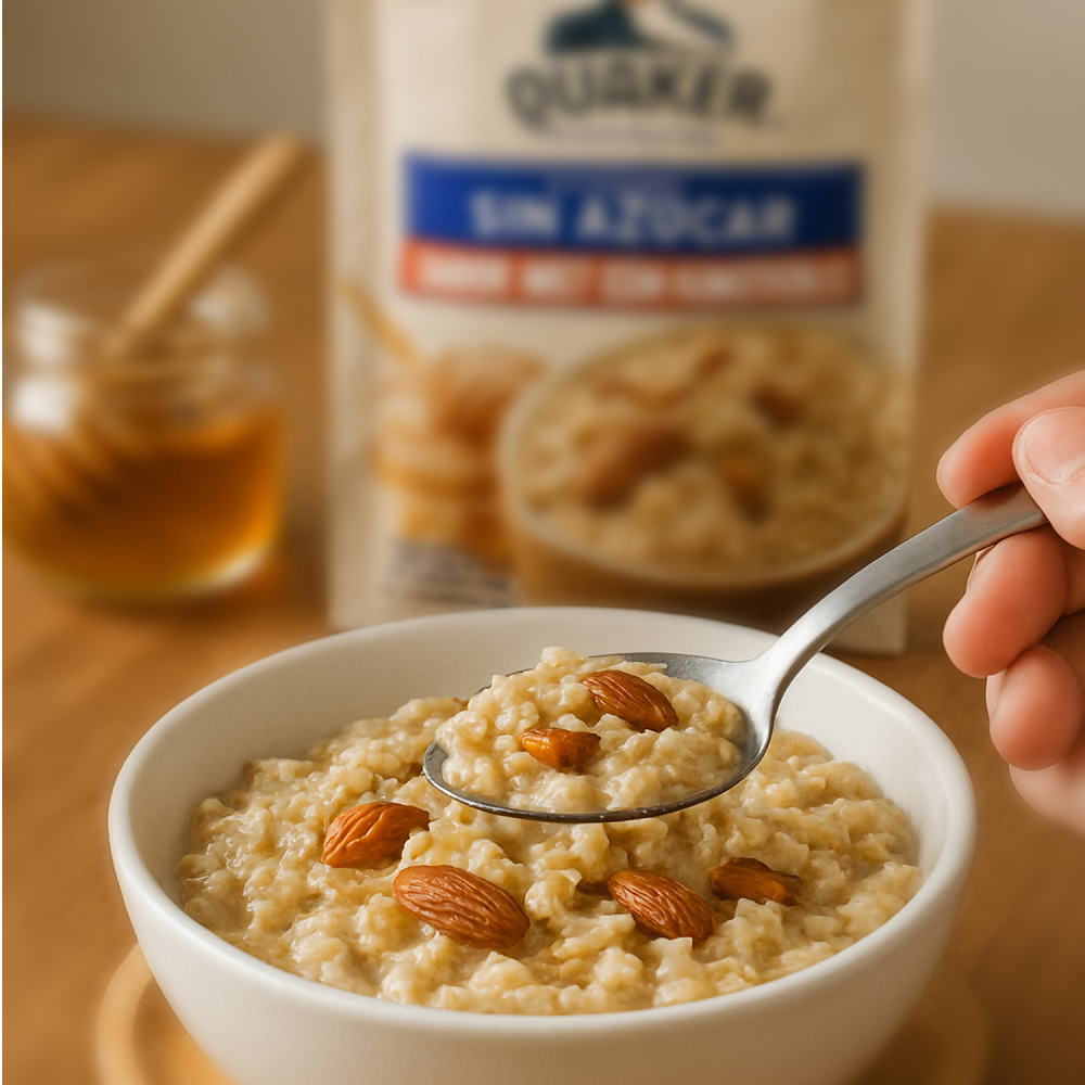 Cereal de avena integral sabor miel con almendras Quaker (35 g / 1.23 oz) - Miniatura 4