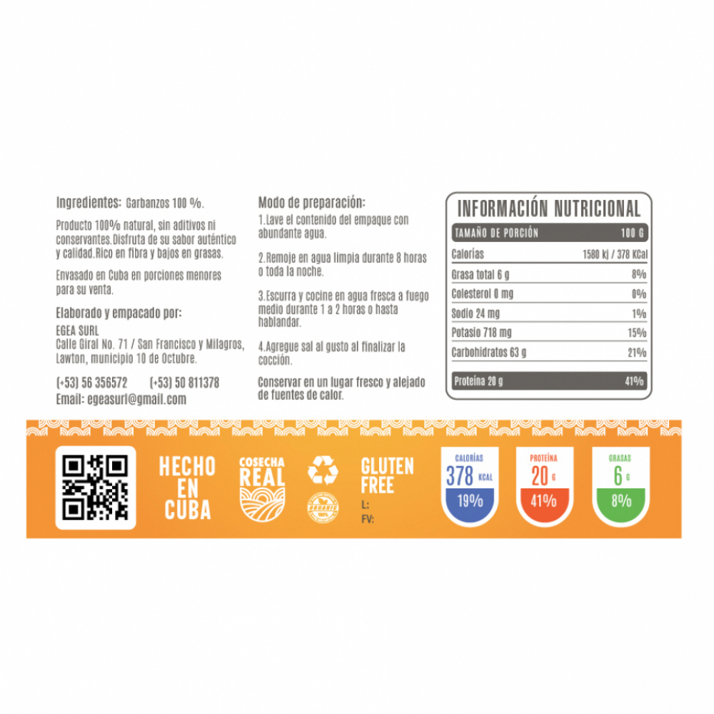 Garbanzos Cosecha Real (5 x 1 kg / 2.2 lb) - Miniatura 2