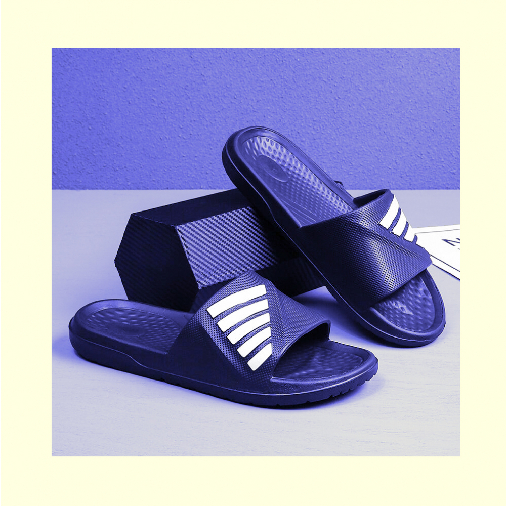 Chancleta de pala color azul para hombre Match (Talla 45) - Miniatura 2