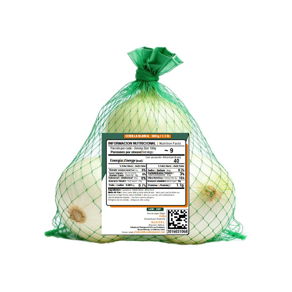 Cebolla blanca ALLÁ (500 g / 1.1 lb) - Miniatura 3