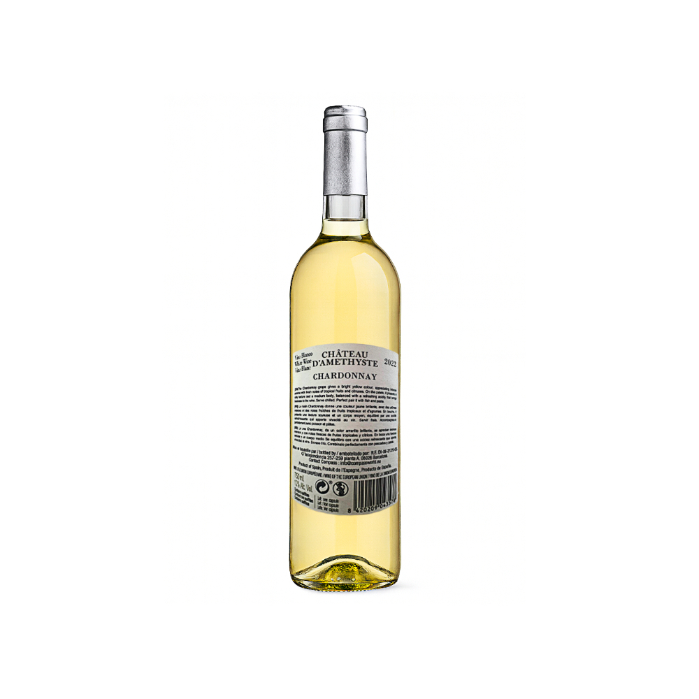 Vino blanco Chardonnay Château d’Amethyste (750 ml) - Miniatura 2