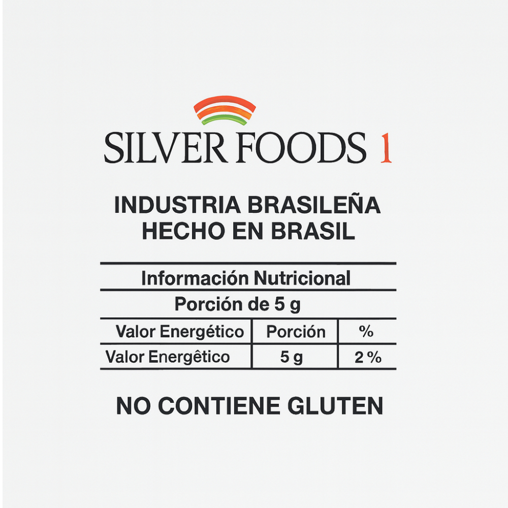 Azúcar cristalino Silver Foods 1 (1 kg / 2.2 lb) - Miniatura 3