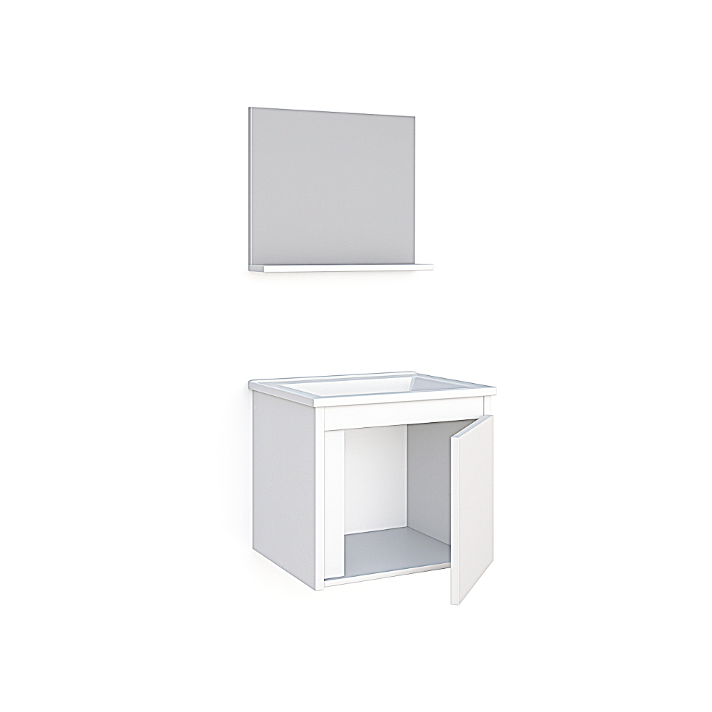 Mueble de baño blanco en madera Cozimax Onyx - Miniatura 4