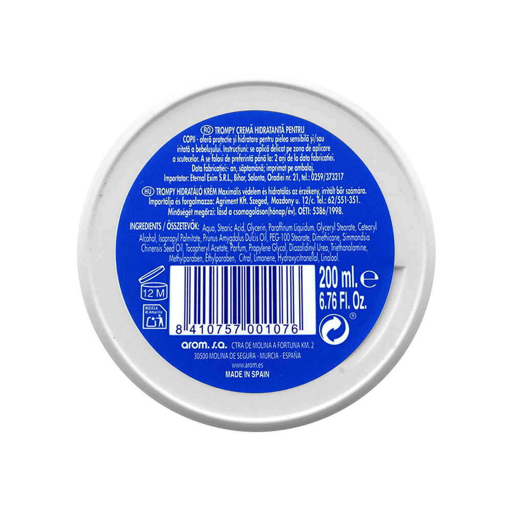 Crema hidroprotectora infantil Trompy (200 ml) - Miniatura 3