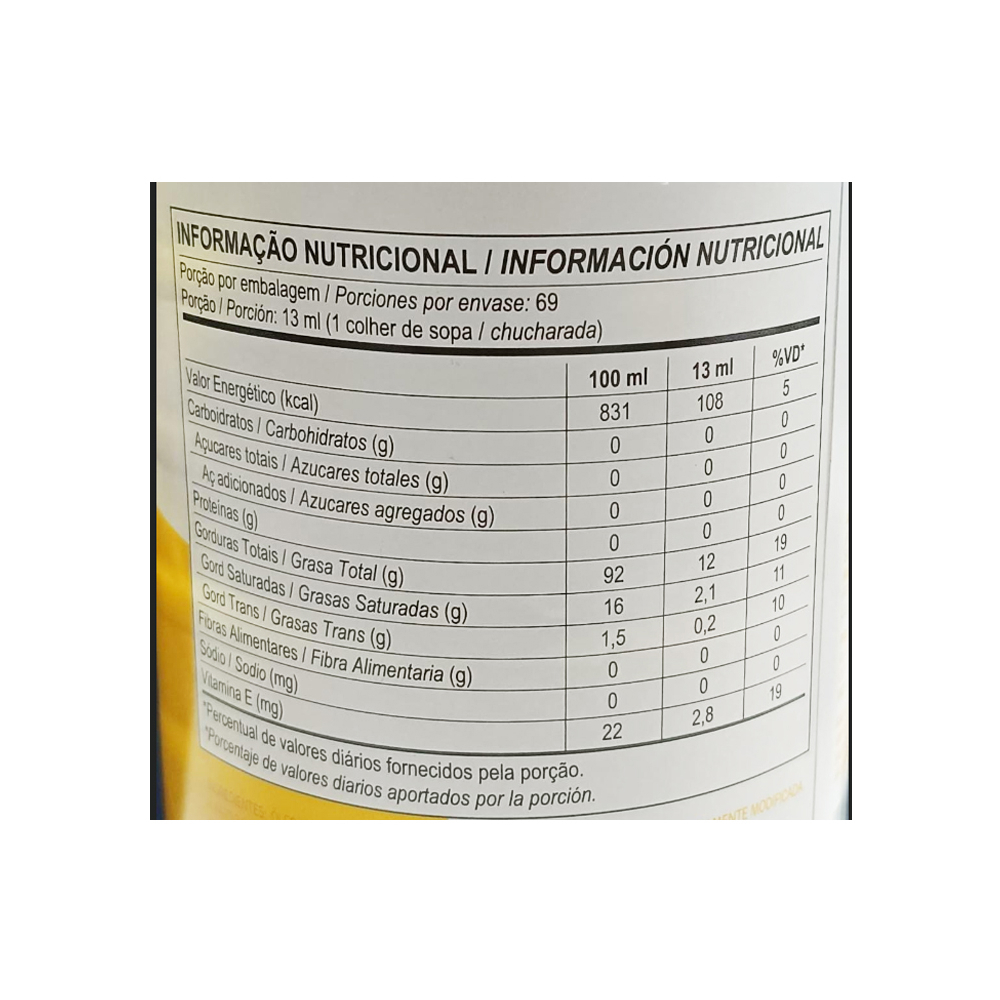 Aceite de soya Saude (900 ml) - Miniatura 3