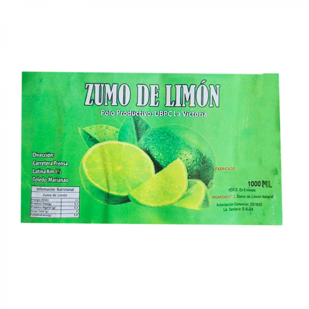 Zumo de limón (3 x 1 L) - Miniatura 2