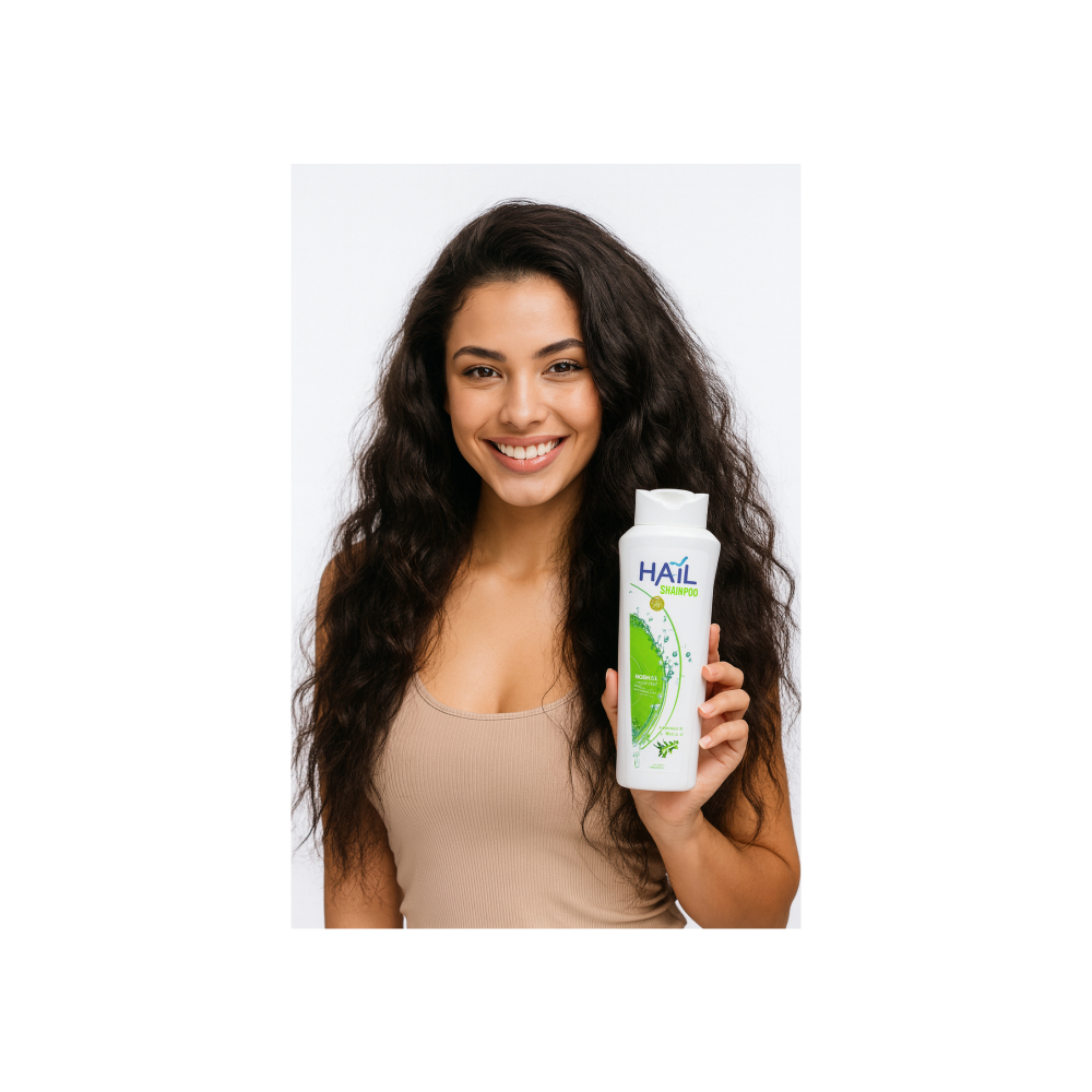 Champú con aceite de oliva y aloe vera para cabello normal Hail (600 ml) - Miniatura 4