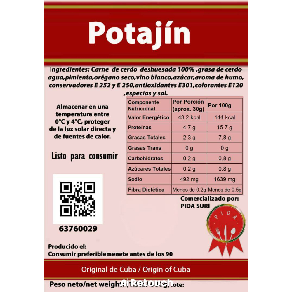 Potajín Pida (680 g / 1.5 lb) - Miniatura 2