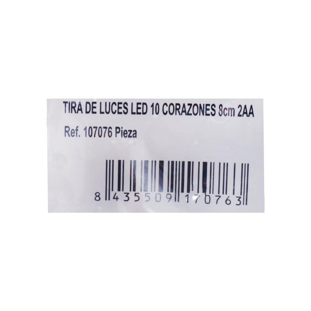 Tira de luces LED de 10 corazones Casa y Menaje - Miniatura 3