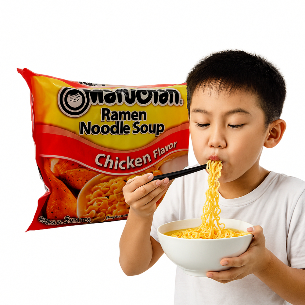 Sopa de fideos sabor a pollo Maruchan (85 g / 3 oz) - Miniatura 4