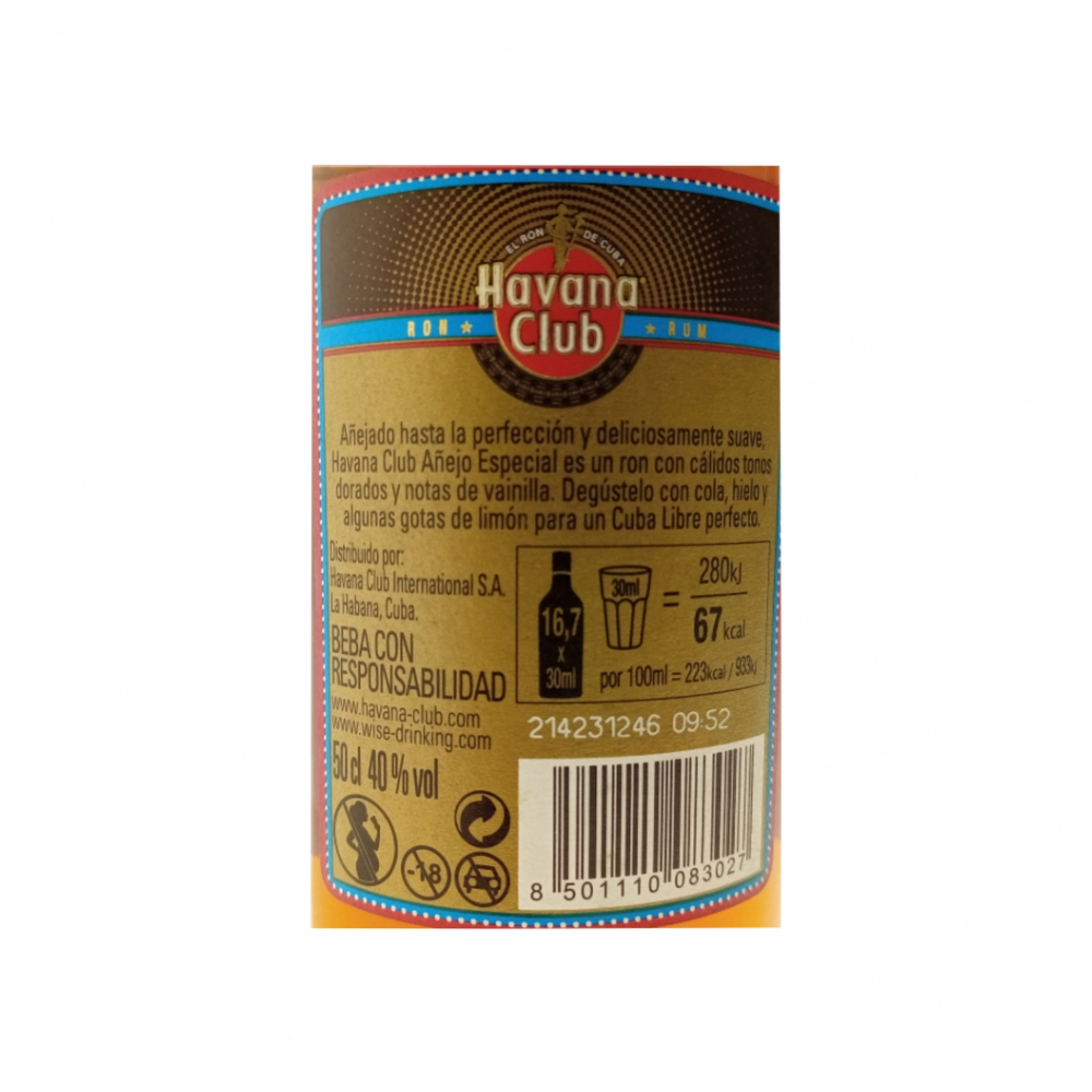 Ron añejo especial Havana Club (4 x 500 ml) - Miniatura 3