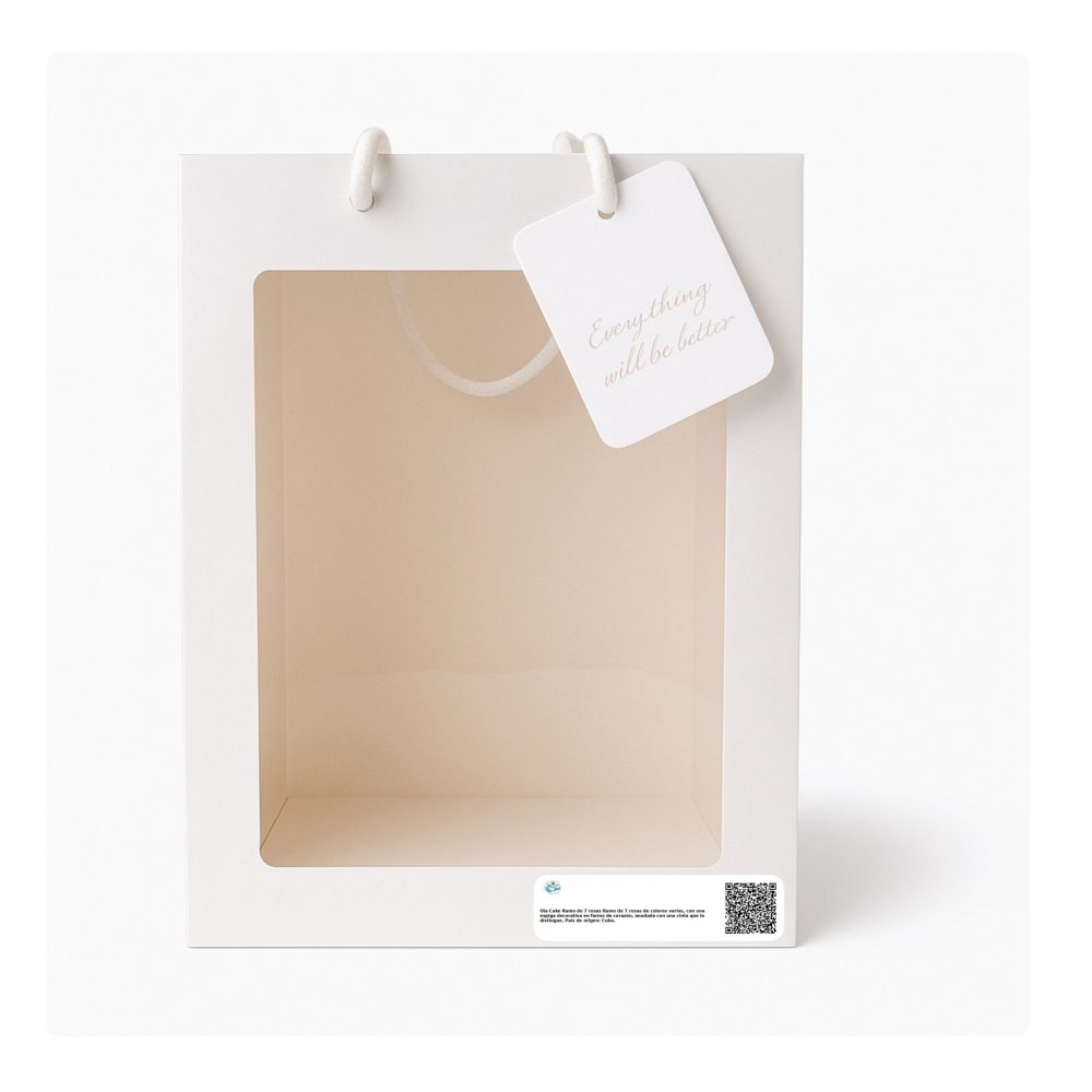 Ramo de 7 rosas - Miniatura 4