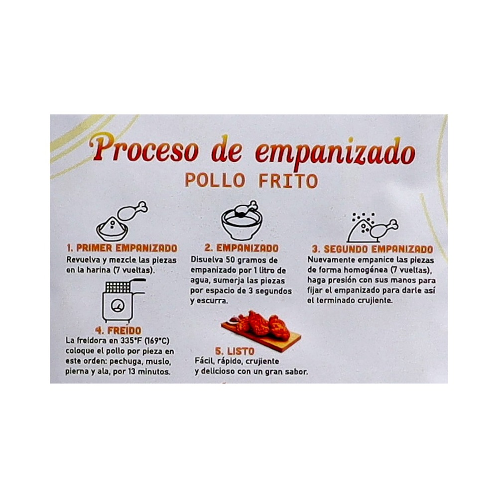 Mezcla para empanizar sin huevo Tranfresco (50 g / 1.76 oz) - Miniatura 3