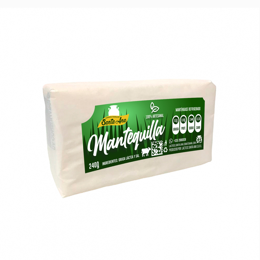 Mantequilla con sal Santa Ana (240 g / 8.46 oz) - Miniatura 3