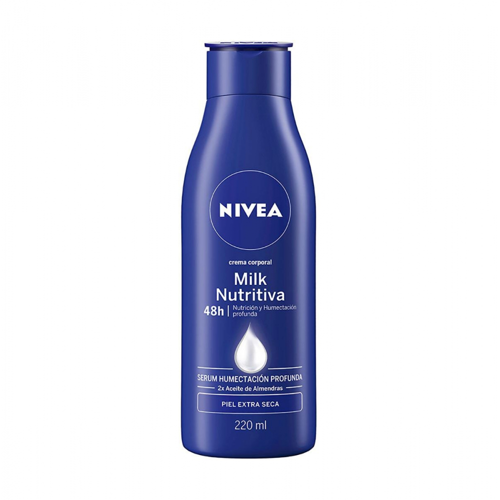 Crema corporal milk nutritiva Nivea (220 ml) - Miniatura 4