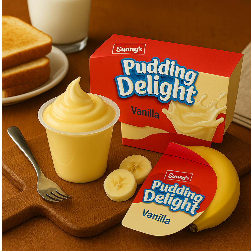 Natilla de vainilla Sunny' s (4 x 92.1 g / 3.25 oz) - Miniatura 2