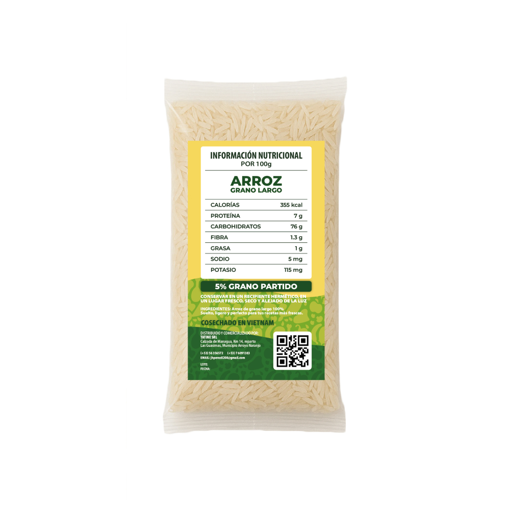 Arroz de grano largo Campo Vivo (10 x 500 g / 1.1 lb) - Miniatura 3