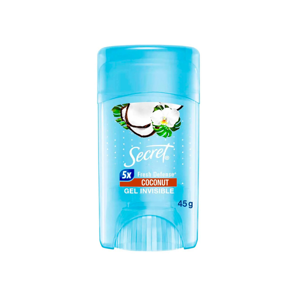 Desodorante en gel antitranspirante aroma a coco para mujer Secret (45 g / 1.59 oz) - Miniatura 3