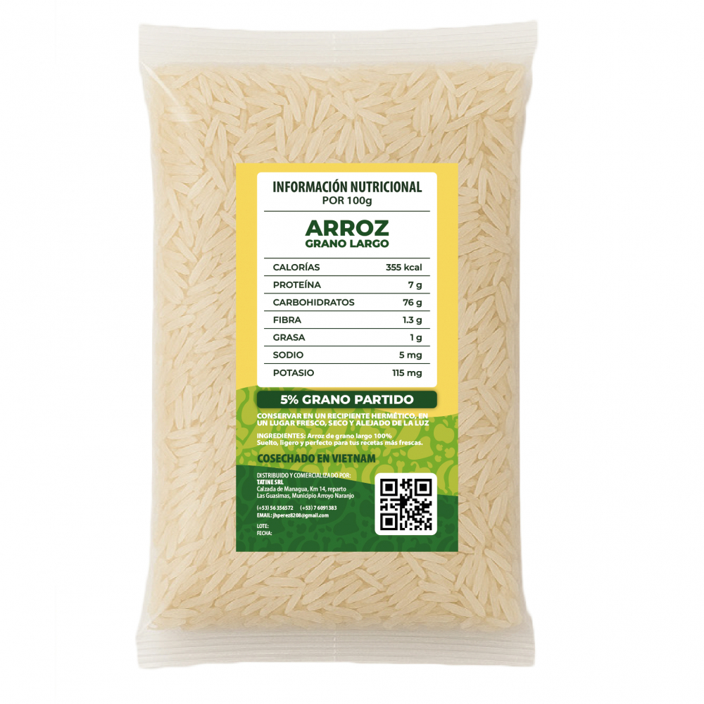 Arroz de grano largo Campo Vivo (1 kg / 2.2 lb) - Miniatura 3