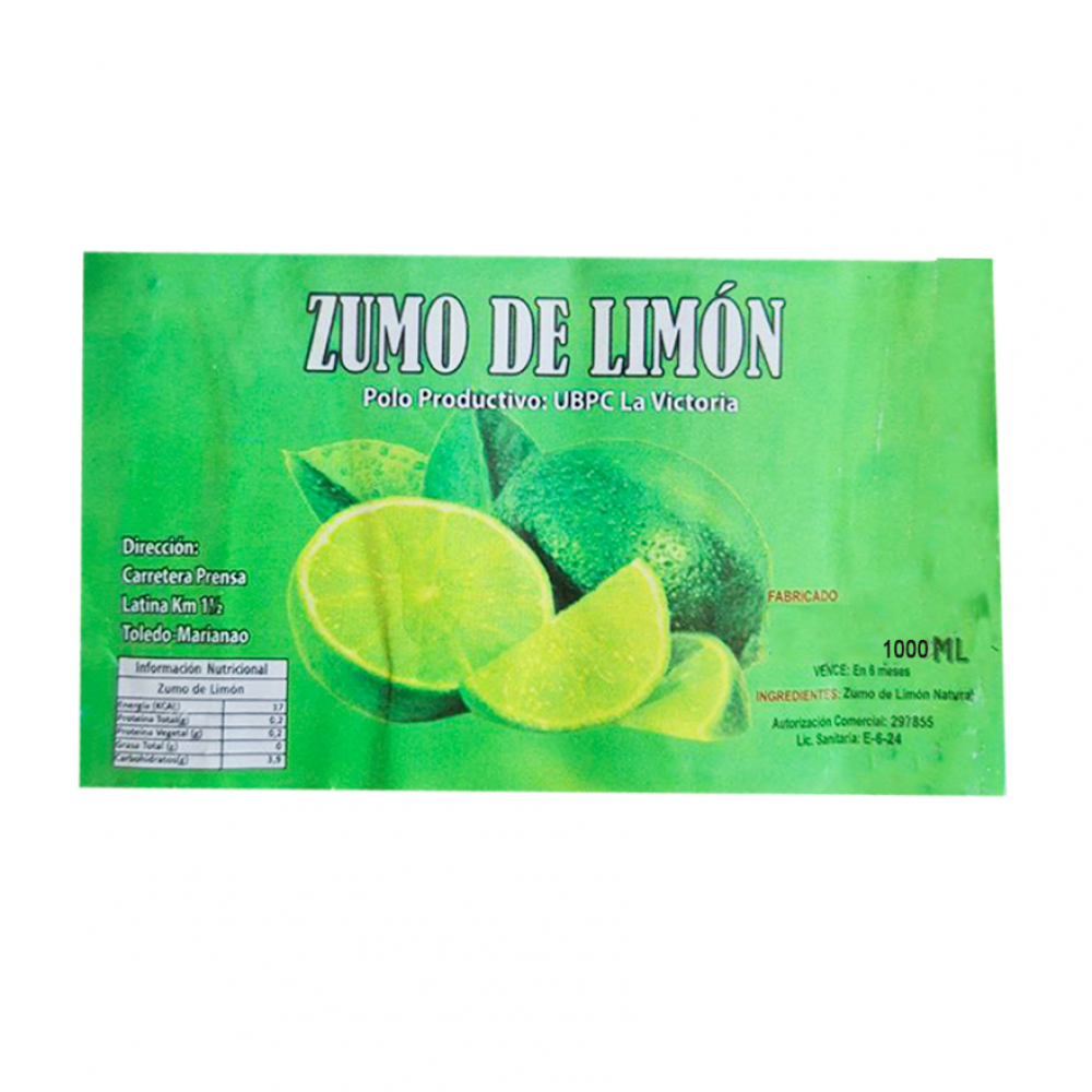Zumo de limón (3 x 1 L) - Miniatura 2