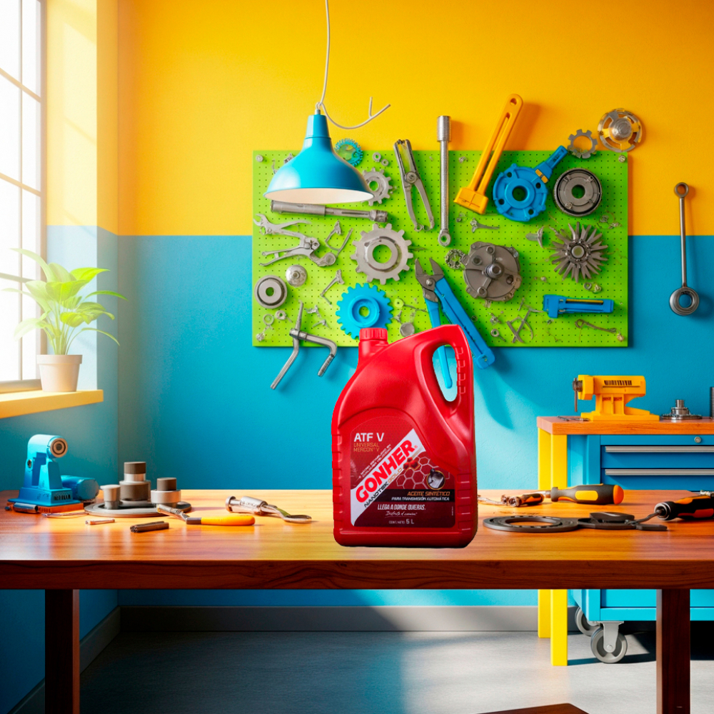 Aceite sintético para transmisión automática Gonher ATF Mercon V CJ (5 L) - Miniatura 3