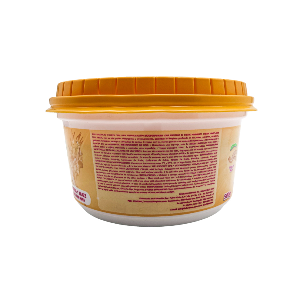 Crema lavaplatos aroma a avena y miel Full Fresh (500 g / 1.10 lb) - Miniatura 2
