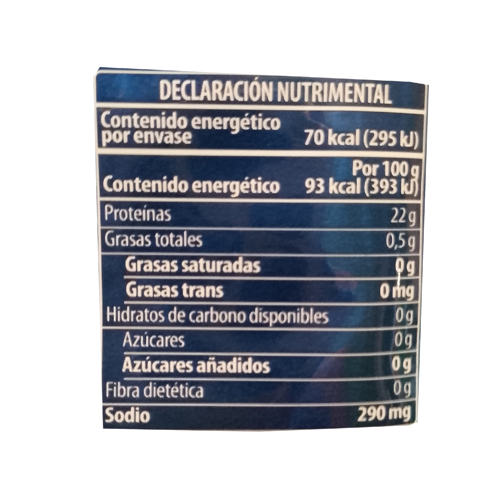 Atún aleta amarilla en trozos en agua Tuny (75 g / 2.6 oz) - Miniatura 4