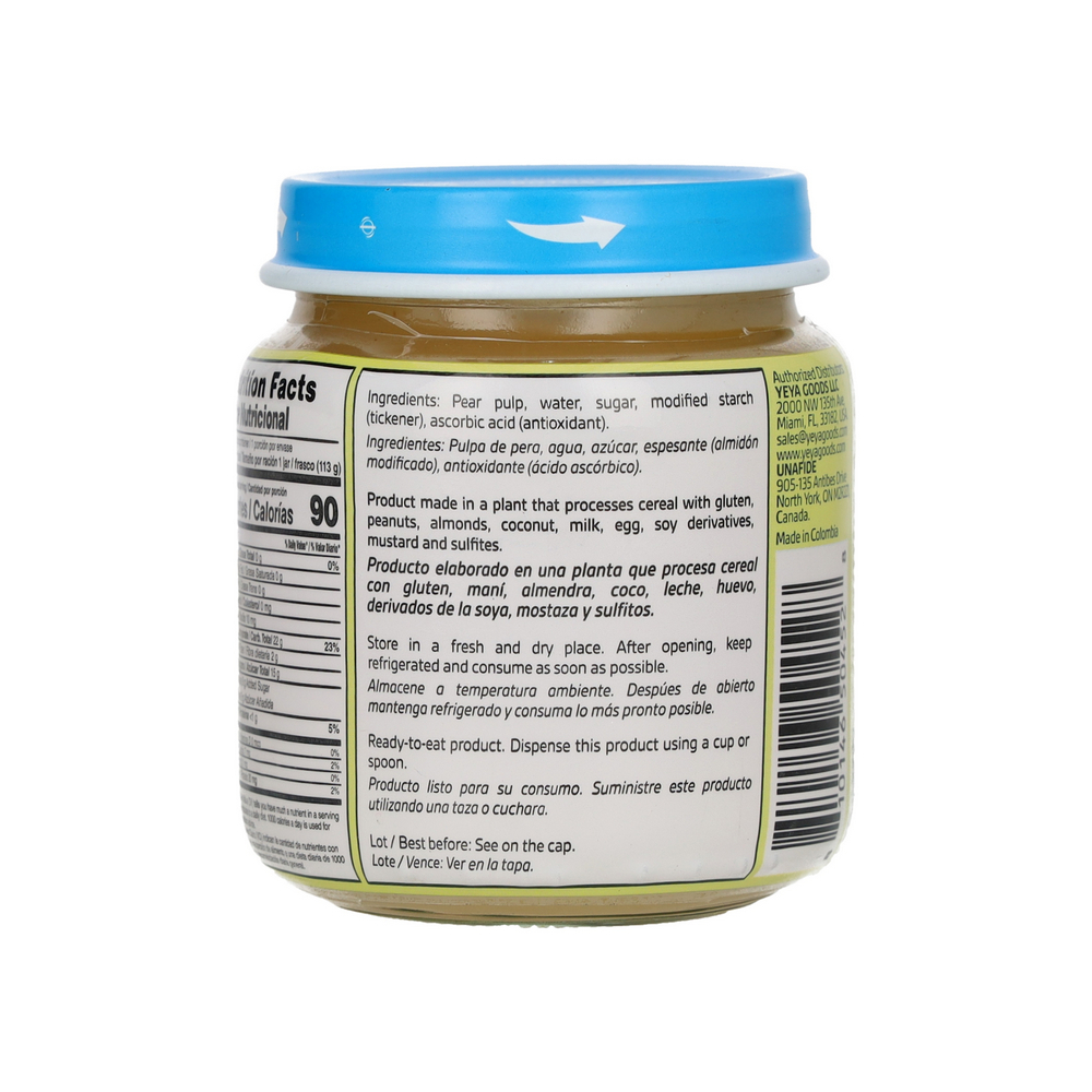 Compota de pera YEYA (113 g / 4 oz) - Miniatura 3