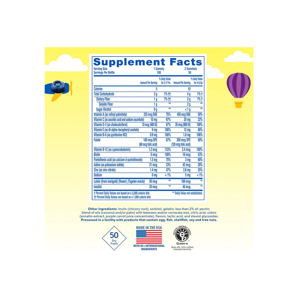 Suplemento multivitamínico para niños L'il Critters (100 gomitas) - Miniatura 2