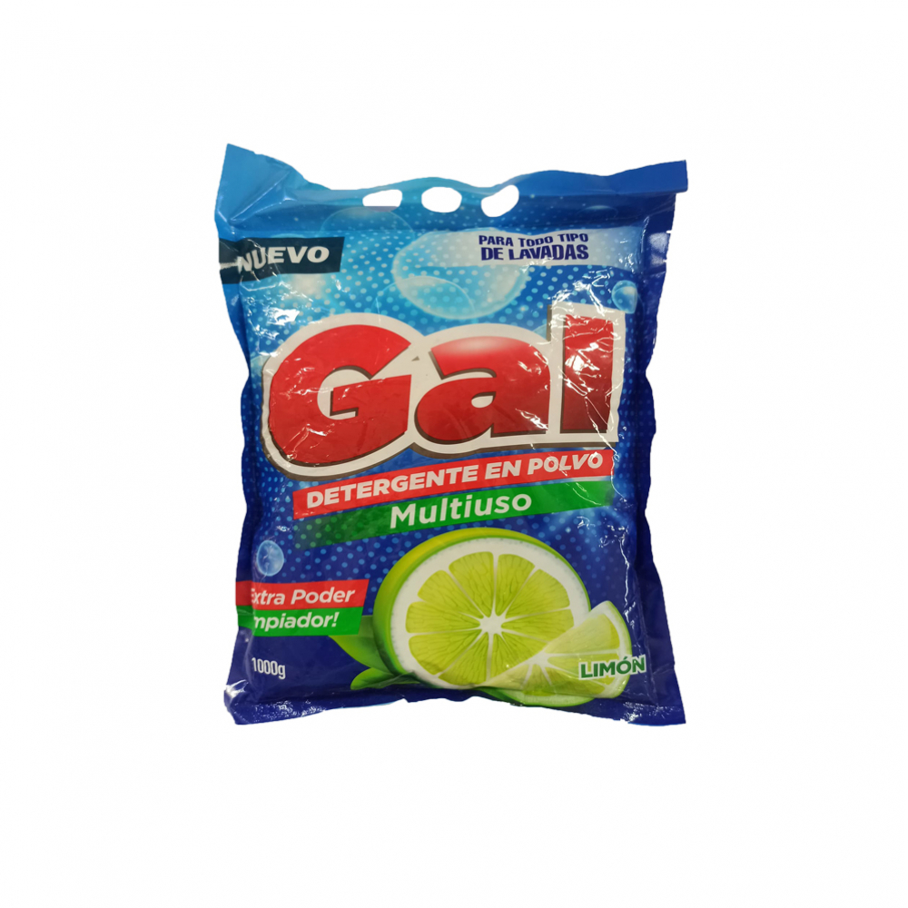 Detergente en polvo aroma limón Gal (1 kg / 2.20 lb) - Miniatura 2