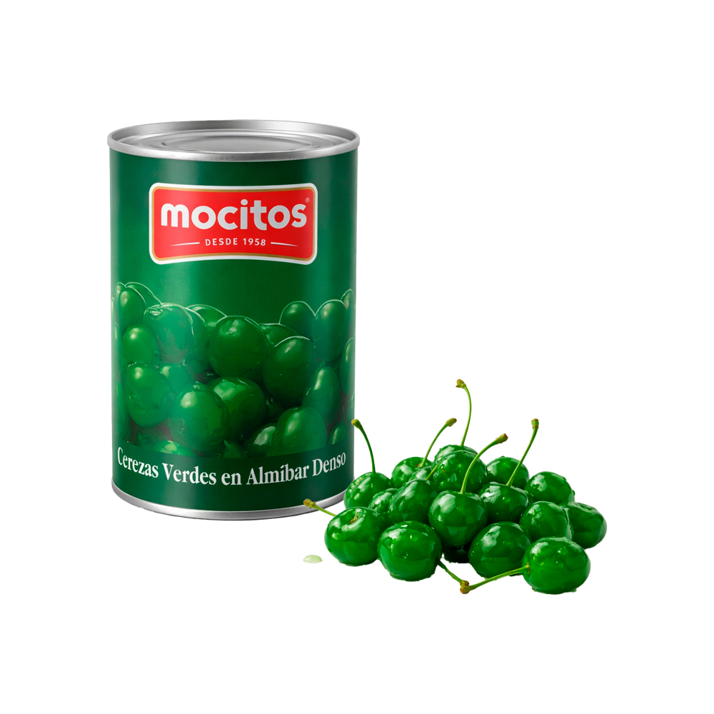 Cerezas verdes en almíbar denso Mocitos (920 g / 2.02 lb) - Miniatura 4