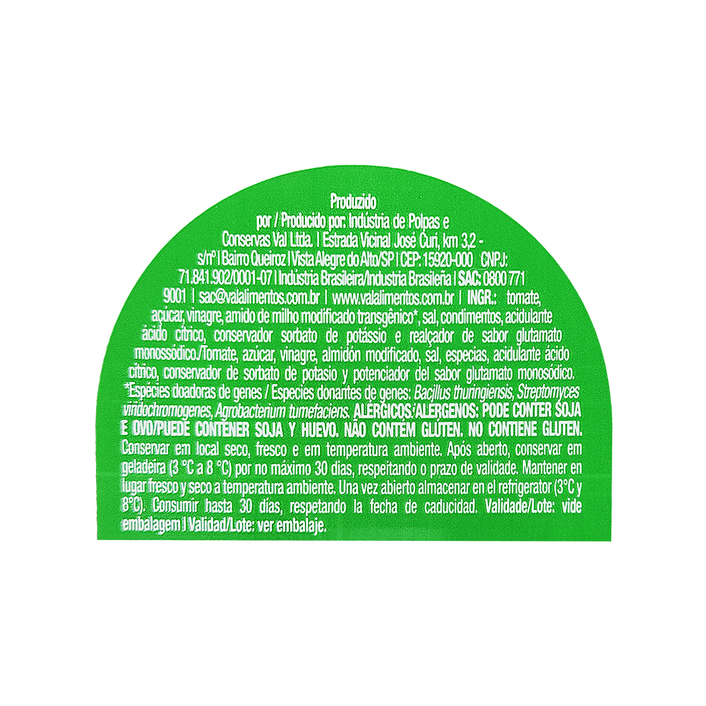 Ketchup picante Val (400 g / 14.1 oz) - Miniatura 4