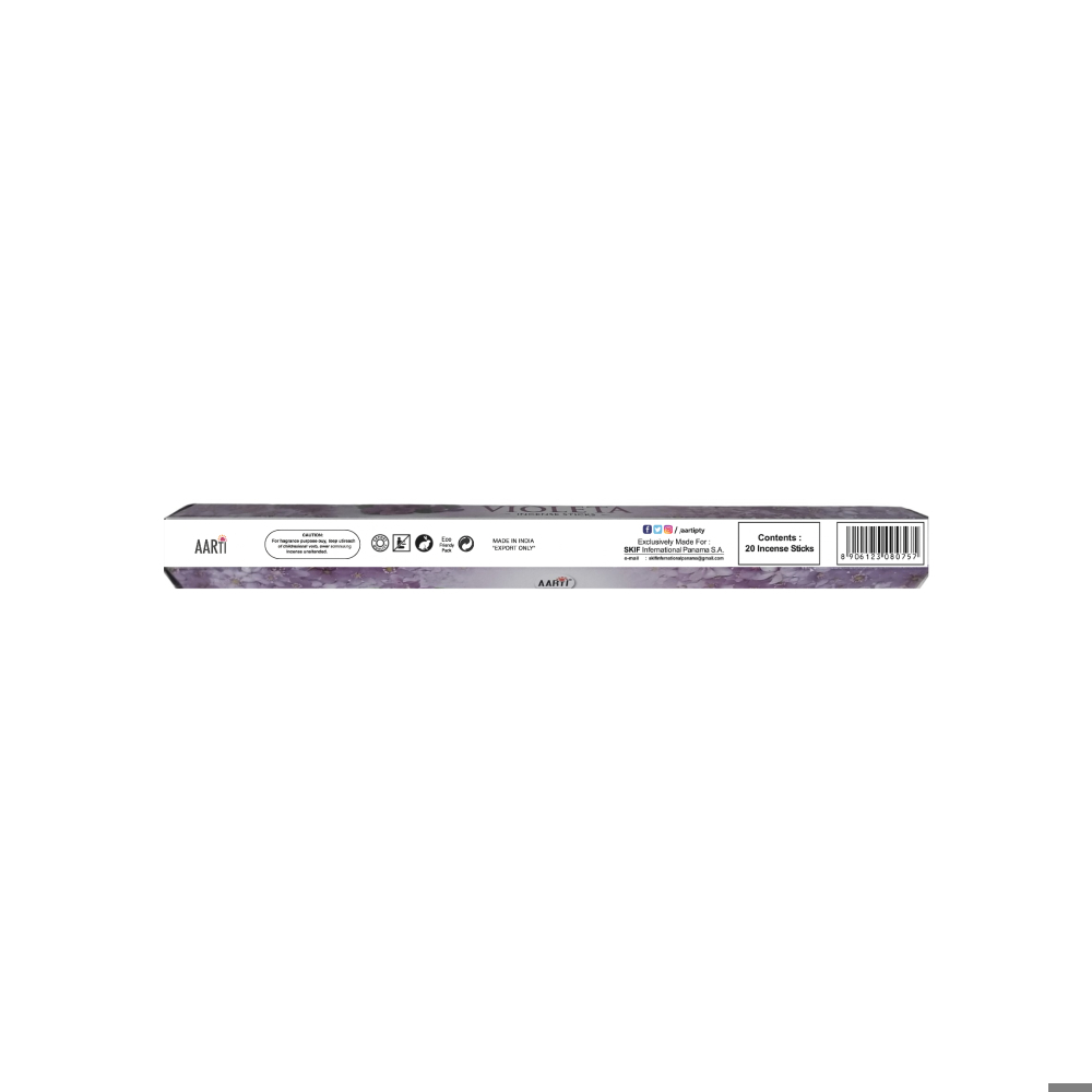 Incienso con aroma a violeta Aarti (20 U) - Miniatura 2