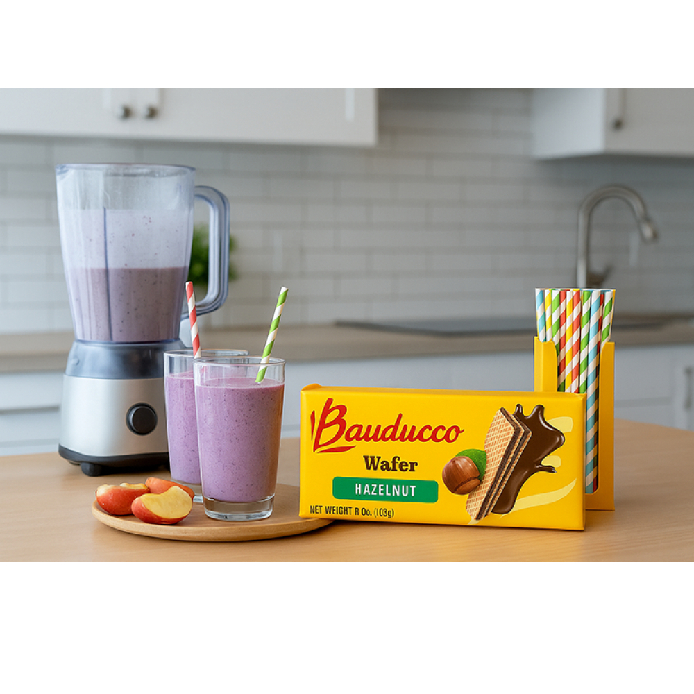 Sorbetos rellenos con crema sabor chocolate con avellanas Bauducco (142 g / 5 oz) - Miniatura 4