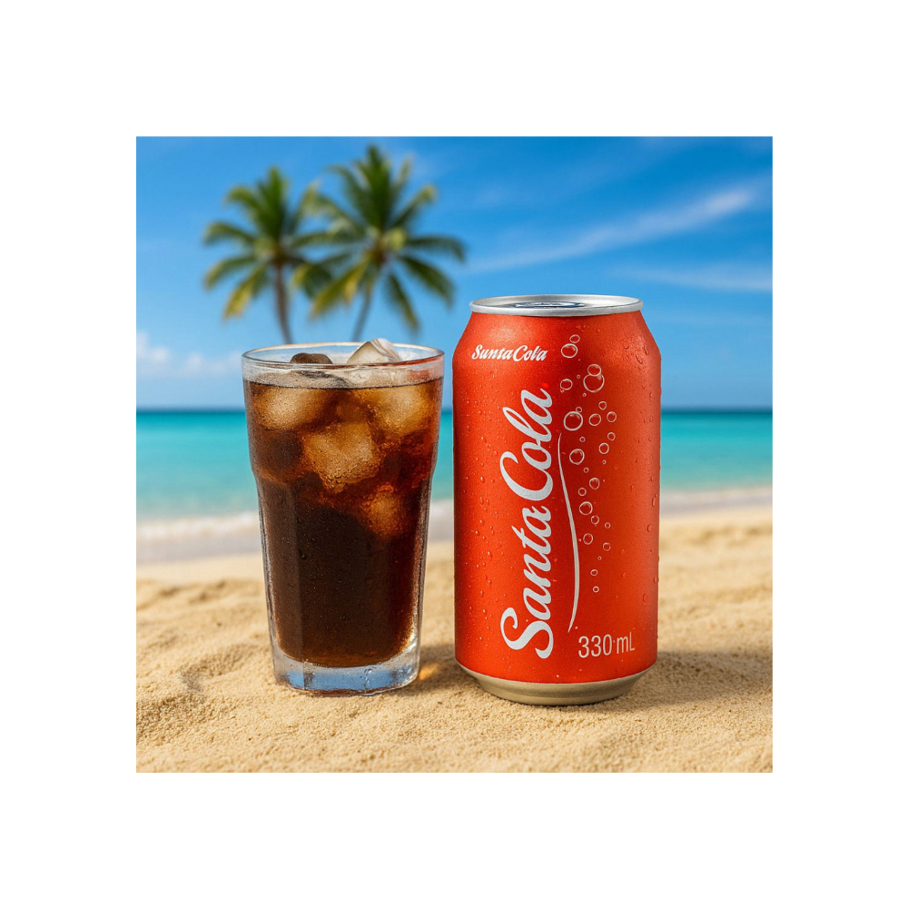 Refresco gaseado de cola SantaCola (24 x 330 ml) - Miniatura 4