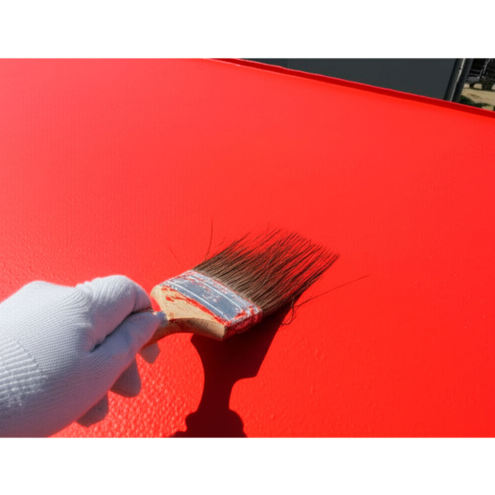 Impermeabilizante rojo a base de resina elastomérica Newkim (20 kg / 44 lb) - Miniatura 2