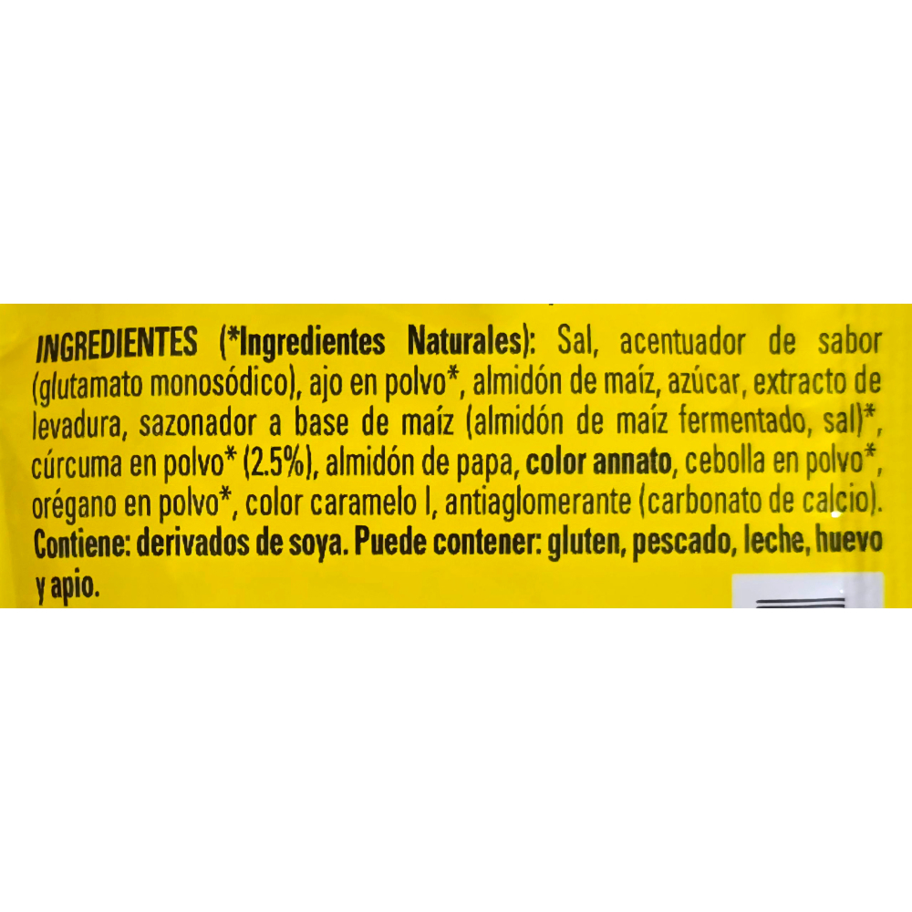 Sazonador amarillito con cúrcuma natural Maggi (11 g) - Miniatura 4