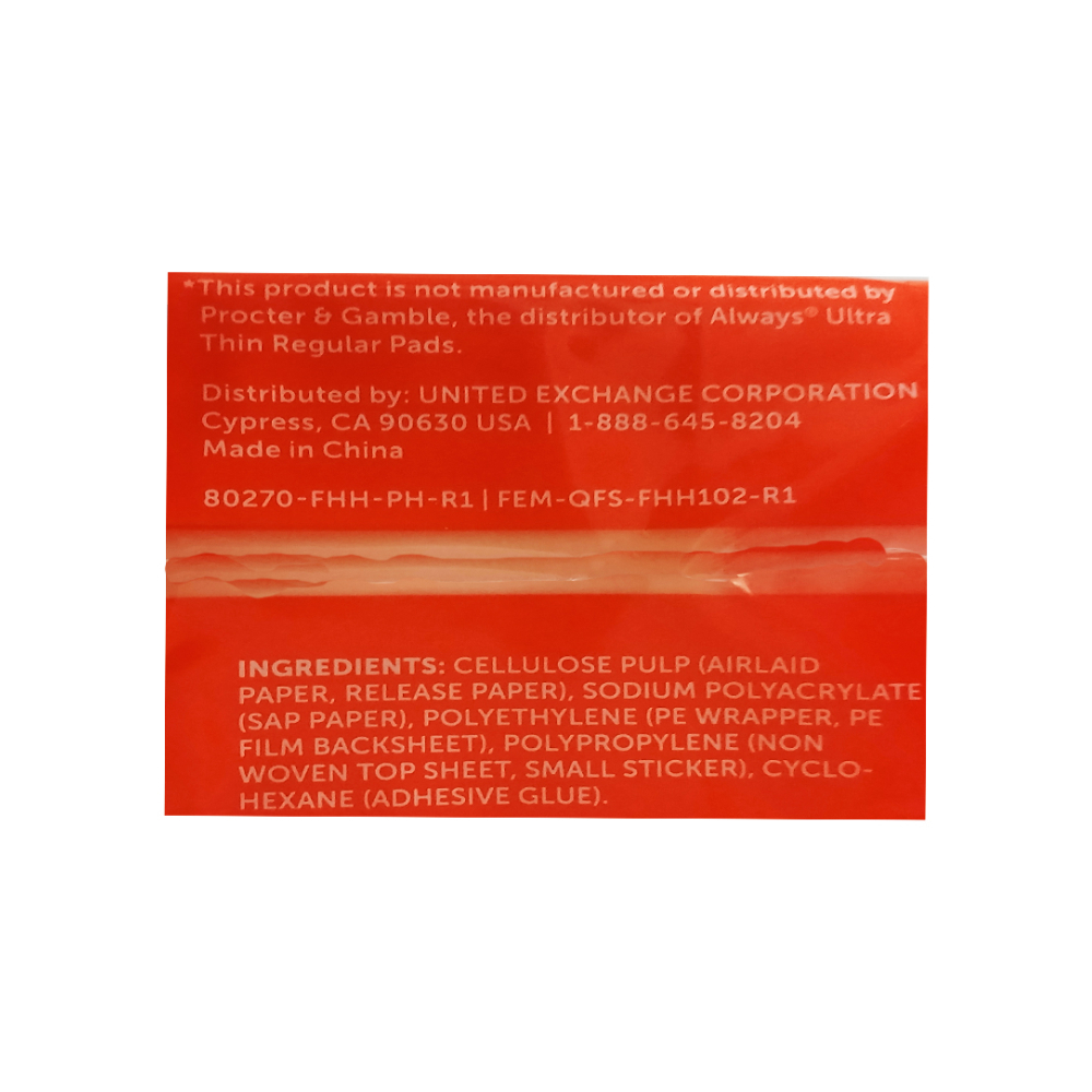 Almohadillas sanitaria regulares ultrafinas Coralite (12 U) - Miniatura 3