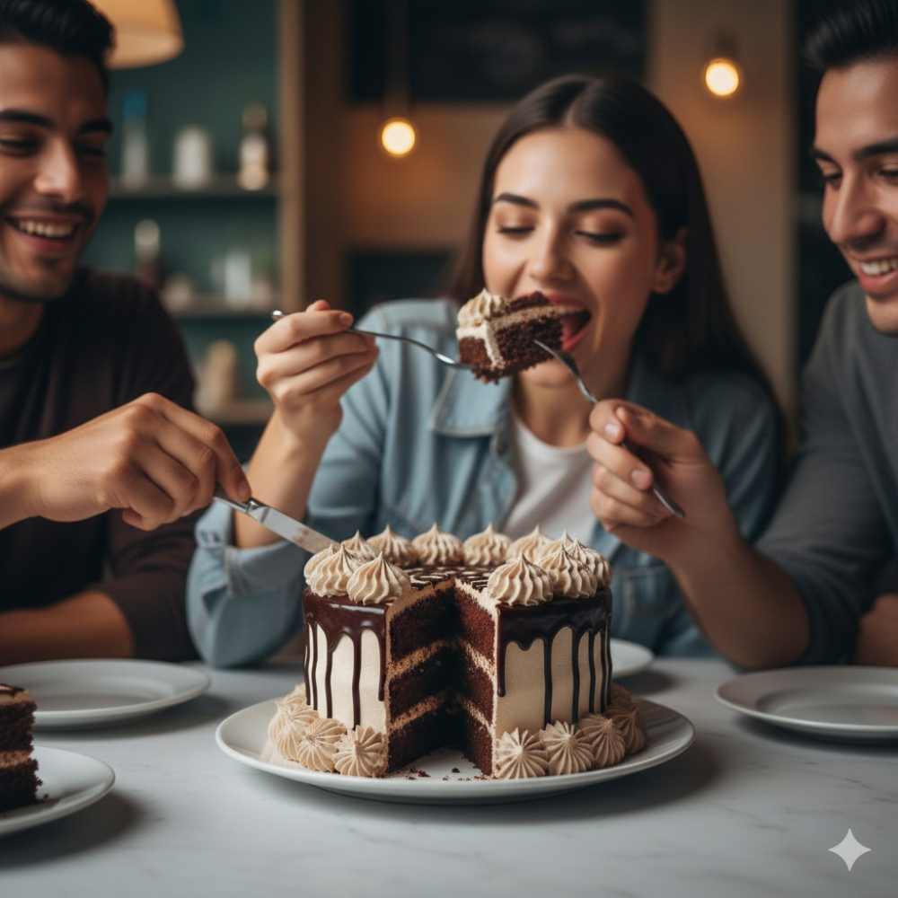 Cake de crema de chocolate MCH-Celestial Crumb (10 comensales) - Miniatura 4