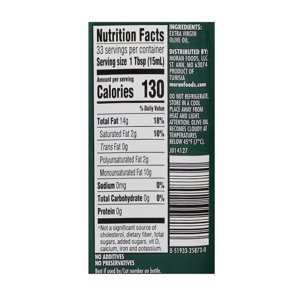 Aceite de oliva extra virgen Medeiros (500 ml / 16.9 oz fl) - Miniatura 3