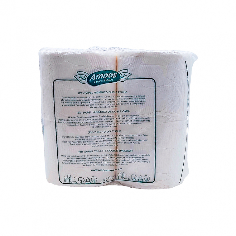 Papel higiénico de doble capa Amoos (12 U) - Miniatura 3