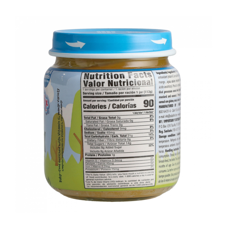 Compota de mango Baby Fruit (113 g / 3.98 oz) - Miniatura 2